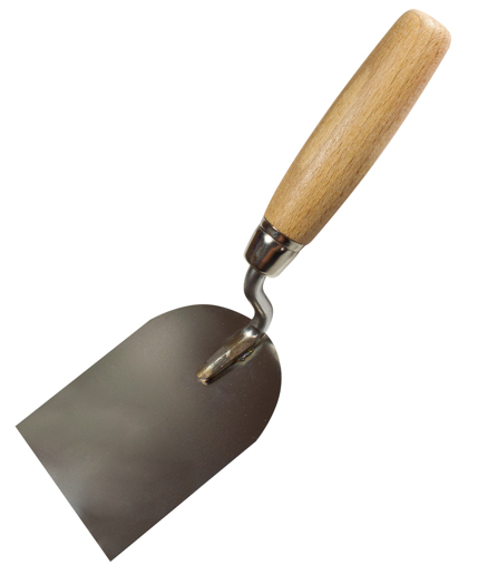 WD Stuckateurspachtel 80mm rostfrei mit Naturgriff
